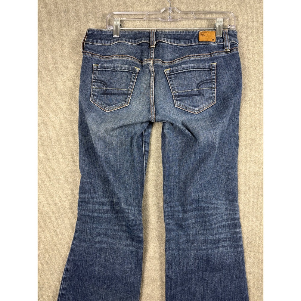American Eagle Favorite Boyfriend Fit Stretch Jeans Medium Wash 8 Blue - Picture 4 of 10